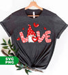 Love Gnome, Love You, Valentine Gnome, Cute Love, Digital Files, Png Sublimation