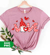 Love Gnome, Love You, Valentine Gnome, Cute Love, Digital Files, Png Sublimation