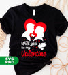 Will You Be My Valentine, Couple Is In Love, Kissing Couple, Digital Files, Png Sublimation