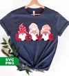 Cute Gnome, Set Of 3 Gnome, Love Gnome, My Love, Digital Files, Png Sublimation