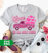 Love Is All You Need, Truck Drive Heart, Car Bring My Love, Digital Files, Png Sublimation