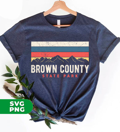 Brown County State Park, Retro Brown County, State Park, Digital Files, Png Sublimation