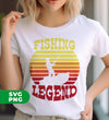 Fishing Legend, Retro Fishing, Fishingman Silhouette, Digital Files, Png Sublimation