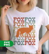 Fox Lover, Retro Fox, Fox Silhouette, Fox Vintage, Digital Files, Png Sublimation