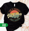 Big Daddy Like A Grandpa Only Cooler, Father's Day, Retro Big Daddy, Digital Files, Png Sublimation