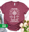 Pastor Lover, Love Pastor, Best Pastor, Thank Pastor, Digital Files, Png Sublimation