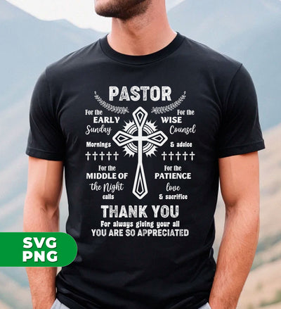 Pastor Lover, Love Pastor, Best Pastor, Thank Pastor, Digital Files, Png Sublimation