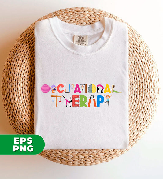 "Enhance your occupational therapy practice with our digital files! Perfect for OT graduation gifts, pediatric OT sessions, and more. Improve your sublimation process and elevate your therapy sessions with our png files."