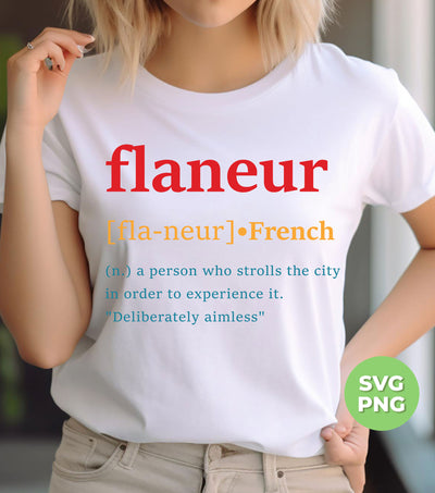 Flaneur French, Retro Flaneur, Flaneur Definition, Strolls City, Leisure Girl, Digital Files, Png Sublimation