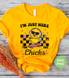 I'm Just Here For The Chicks, Cute Chicks, Kid Easter, Digital Files, Png Sublimation