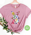 Flower Bunny, Easter Bunny, Cute Bunny, Floral Bunny, Digital Files, Png Sublimation