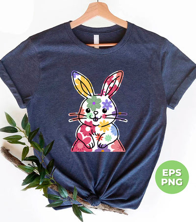 Flower Bunny, Easter Bunny, Cute Bunny, Floral Bunny, Digital Files, Png Sublimation