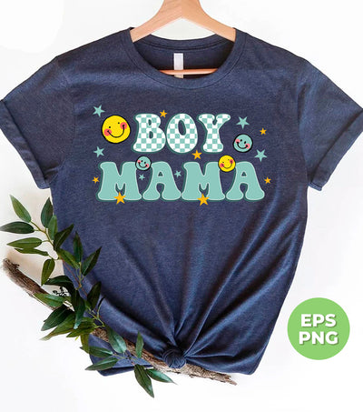 Boy Mama, Mama Boy, Love Mom, Mother's Day Gift, Digital Files, Png Sublimation