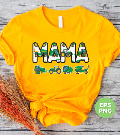 Mama Lover, Mother's Day Gift, Green Truck, Green Car, Digital Files, Png Sublimation