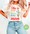 She Is Strong, Brave, Fearless, Lovely, Beautiful, Mom Gift, Digital Files, Png Sublimation