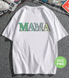 Green Flower Mama, Love Mama, Mother's Day Gift, Digital Files, Png Sublimation