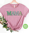 Green Flower Mama, Love Mama, Mother's Day Gift, Digital Files, Png Sublimation