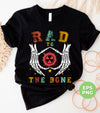 Rad To The Bone, Halloween Gift, Happy Halloween, Digital Files, Png Sublimation