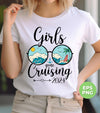 Girls Gone Cruising 2024, Summer Vibes, Cruising Time, Digital Files, Png Sublimation