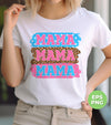 Love Mama, Mama Gift, Mother's Day Gift, Groovy Mama, Digital Files, Png Sublimation