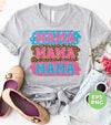 Love Mama, Mama Gift, Mother's Day Gift, Groovy Mama, Digital Files, Png Sublimation