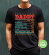 Daddy Daily Value, Father's Day Gift, Love Father, Dad Gifts, Digital Files, Png Sublimation