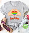 Love Wins, LGBT Is My Love, Pride Month, LGBT Gifts, Digital Files, Png Sublimation