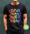 Evething Will Be Okay, LGBTQ Gift, Love Is Love, LGBT Love, Digital Files, Png Sublimation