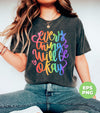 Evething Will Be Okay, LGBTQ Gift, Love Is Love, LGBT Love, Digital Files, Png Sublimation