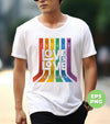 Love Is Love, Pride Month, LGBT Gifts, Love LGBT, Digital Files, Png Sublimation