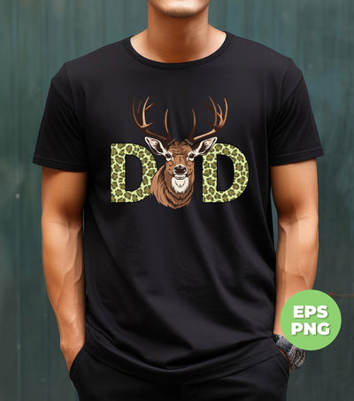 Dad Lover, Deer Head, Leopard Dad, Father's Day Gifts, Digital Files, Png Sublimation