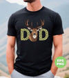 Dad Lover, Deer Head, Leopard Dad, Father's Day Gifts, Digital Files, Png Sublimation