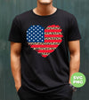 July 4th, American Flag, American Heart, Leopard America, Digital Files, Png Sublimation