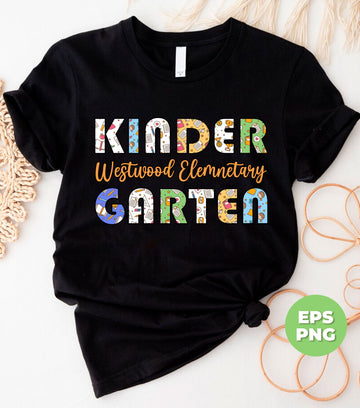 Custom Name, Kindergarten Teacher Gift For Teacher, Back To School, Personalized Teacher Name , Digital Files, Png Sublimation
