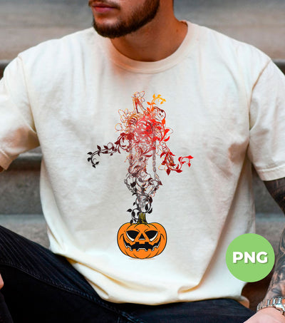 Halloween Gift, Break Free Chains, Funny Skeleton, Stand On The Pumpkin, Digital Files, Png Sublimation