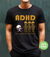 ADHD Gift, Why Fit In When You Were Born To Stand Out, Mental Health, Dabbing Skeleton, Digital Files, Png Sublimation