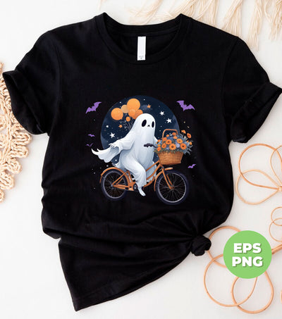 Halloween Ghost, Cute Ghost, Ghost Rider, Ride A Bike, Spooky Season, Happy Halloween, Digital Files, Png Sublimation