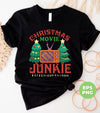 Christmas Movie Junkie, Christmas Tree, Retro Christmas, Xmas Gift, Christmas Junkie, Digital Files, Png Sublimation