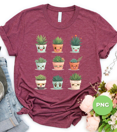 Cute Cartoon Cactus, Cute Coffee Cups, Love Cactus, Cup Of Cactus, Botanica Lover, Digital Files, Png Sublimation