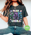 Mean Ghouls, Happy Halloween, Neon Halloween, Cute Boo, Digital Files, Png Sublimation