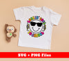 Looking Cool To School, Best Of School, Groovy Back To School, Digital Files, Png Sublimation