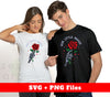 Run Little Mouse, Love Roses, Hand Skeleton, Digital Files, Png Sublimation