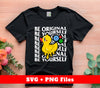 Be Original, Be Yourself, Groovy Duck, Groovy Smile, Digital Files, Png Sublimation