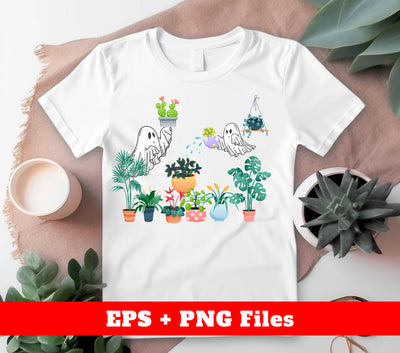 Ghost Plant, Love Plant, Grown The Plants, Boo Wet Plant, Digital Files, Png Sublimation