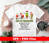 Cup Of Fuckoffee, Four Cups Of Xmas, Christmas Cup, Trendy Christmas, Svg Files, Png Sublimation