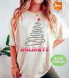 Christmas Holiday, Xmas Tree, Christmas Light Line, Trendy Christmas, Png Sublimation