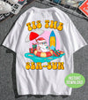 Tis The Sea-Sun, This The Season, Santa Relax On The Seaside, Trendy Christmas, Png Sublimation