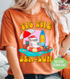 Tis The Sea-Sun, This The Season, Santa Relax On The Seaside, Trendy Christmas, Png Sublimation