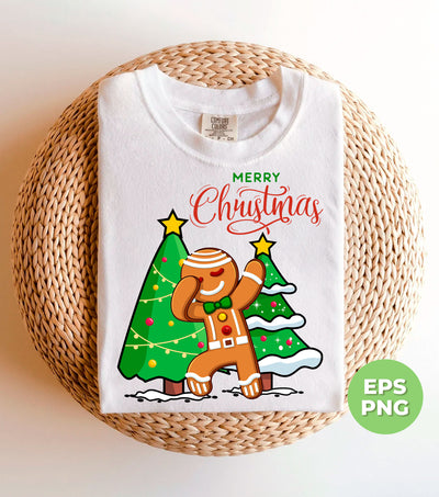 Funny Gingerbread, Dabbing Gingerbread, Funny Christmas, Digital Files, Png Sublimation