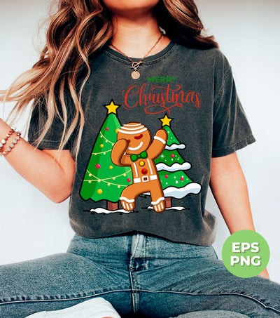 Funny Gingerbread, Dabbing Gingerbread, Funny Christmas, Digital Files, Png Sublimation